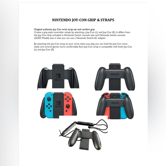 Nintendo Switch Console with Red and Blue Joy-Con and Accessories - Picture 8 of 14